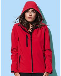 Softshell Jas Active Softest Shell Hooded Dames